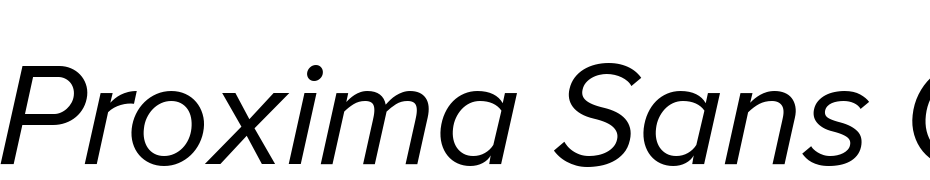 Proxima Sans Oblique Font Download Free
